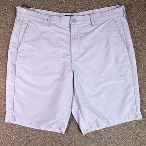 George Golf Shorts Mens 38 Light Blue Chino‎ Lightweight Stretch, Fits 38.5x10